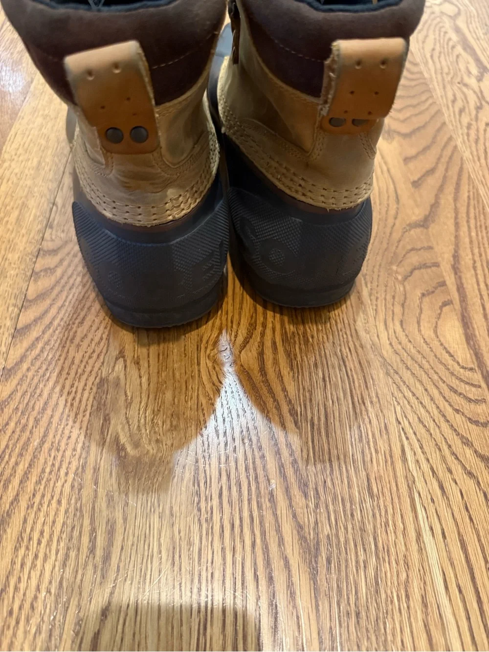 Sorel Men's Brown and Black Lace-Up Duck Boots